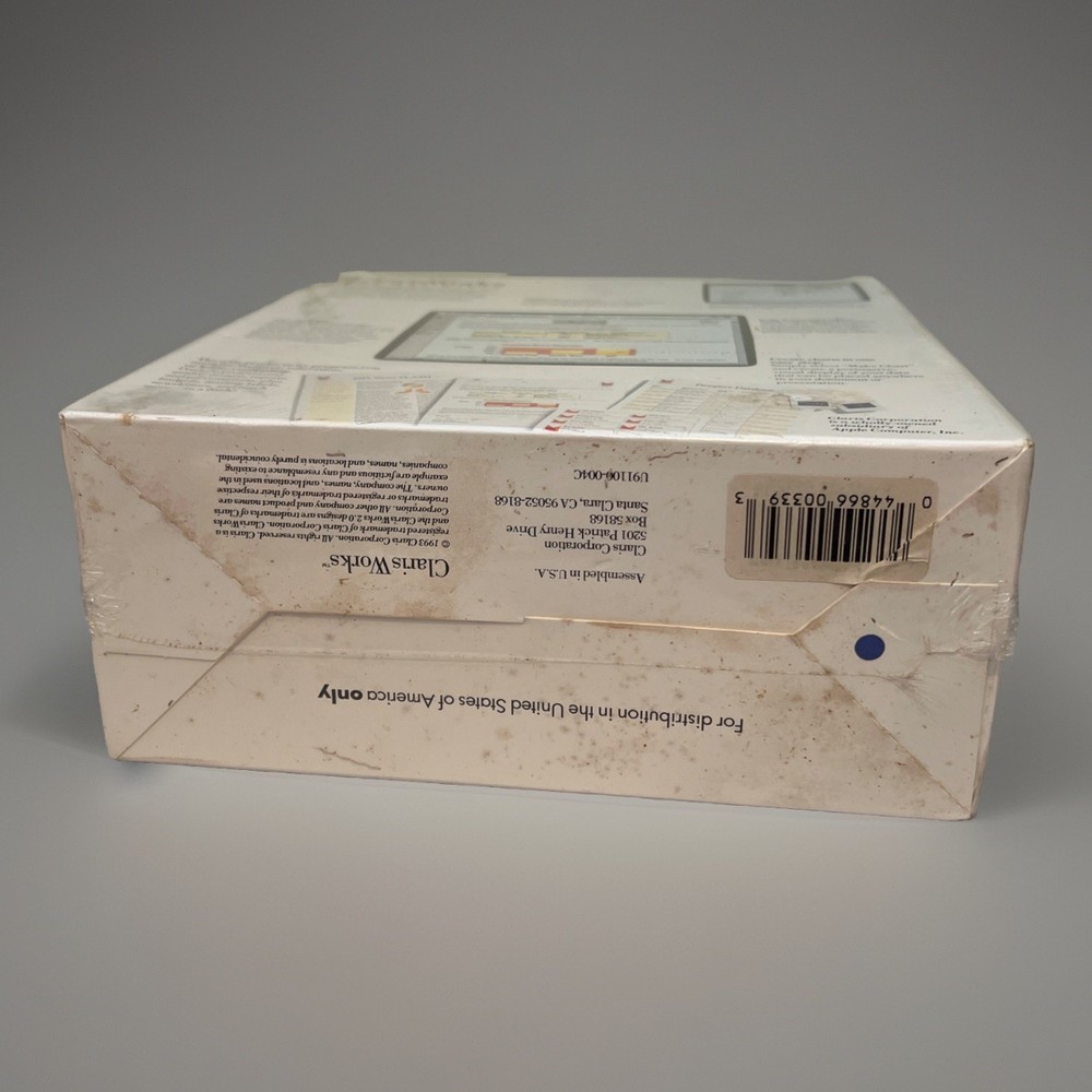 Vintage Apple Macintosh ClarisWorks Software - V2.1 - Complete Software 1993