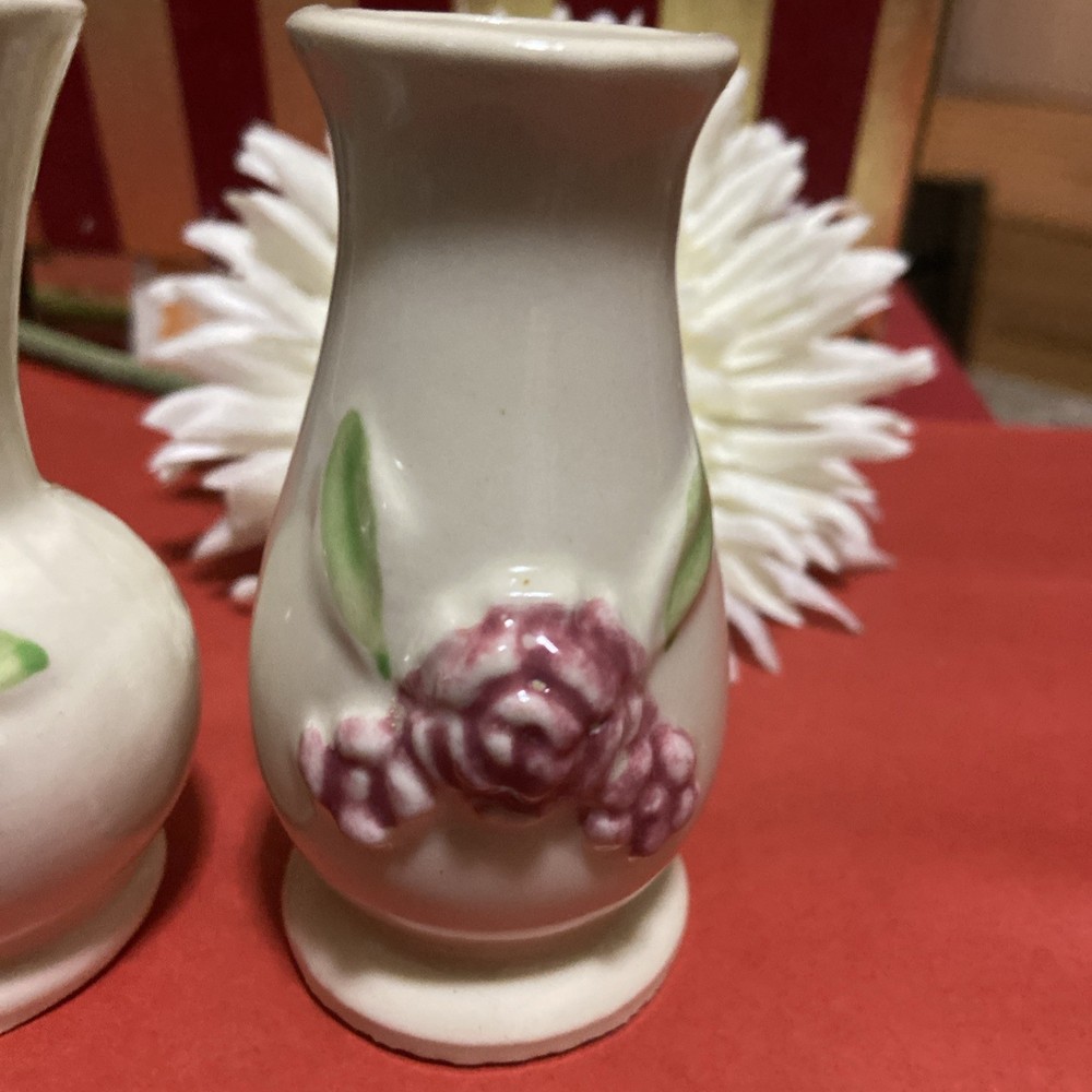 2 Small Shawnee Pottery Vases