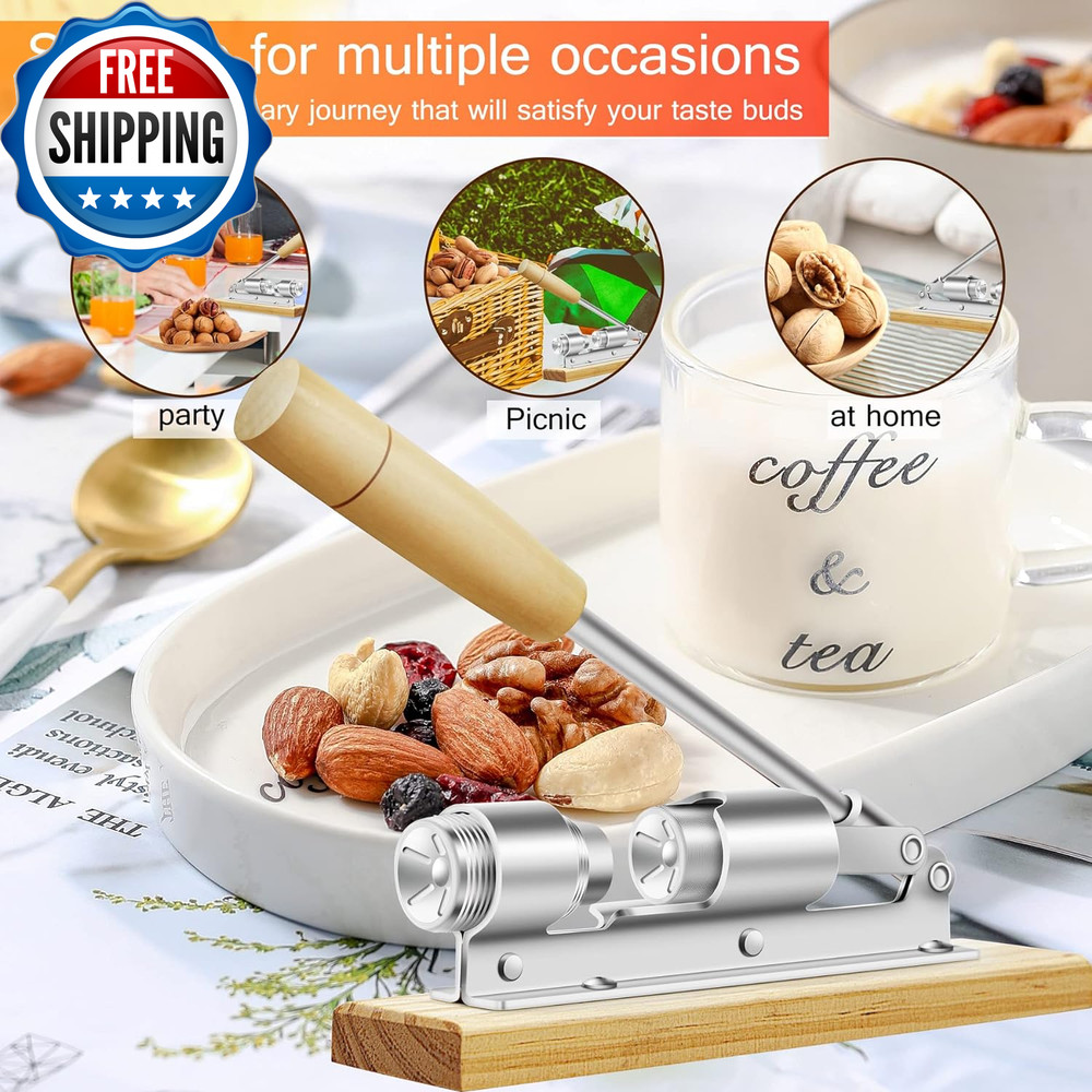 Nutcrackers for Nuts Nut Crackers for Pecans Heavy Duty Nut Cracking Tools...