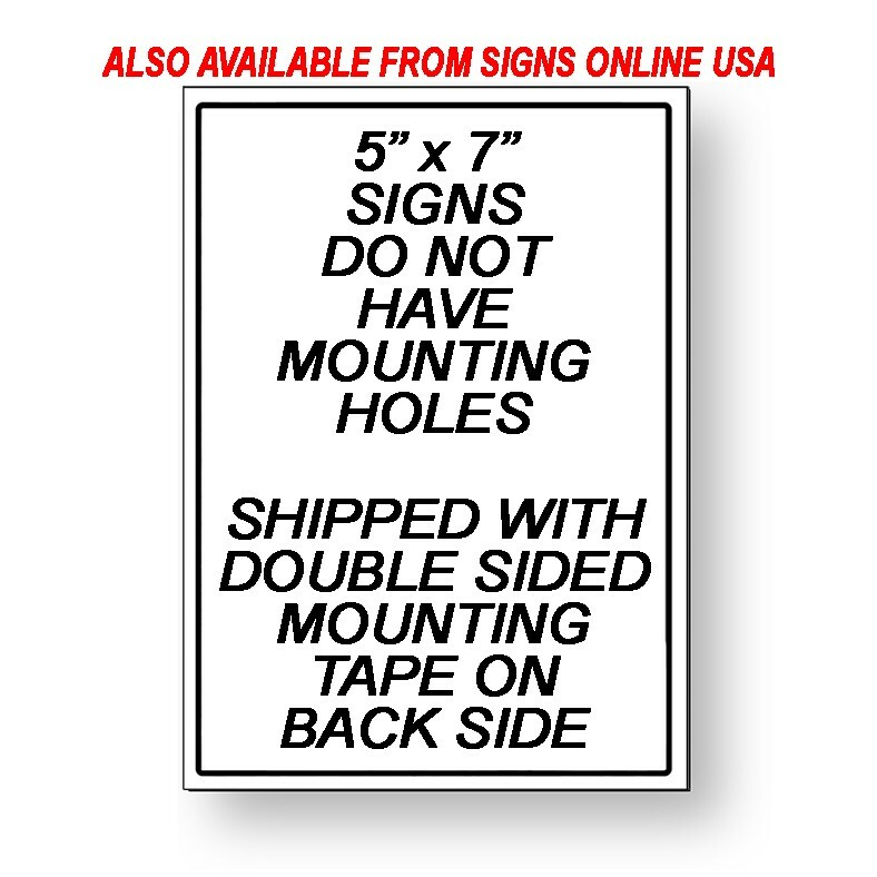 Delivery Instructions Drop Package Here 5" x 7" Sign METAL usps amazon ups MS022