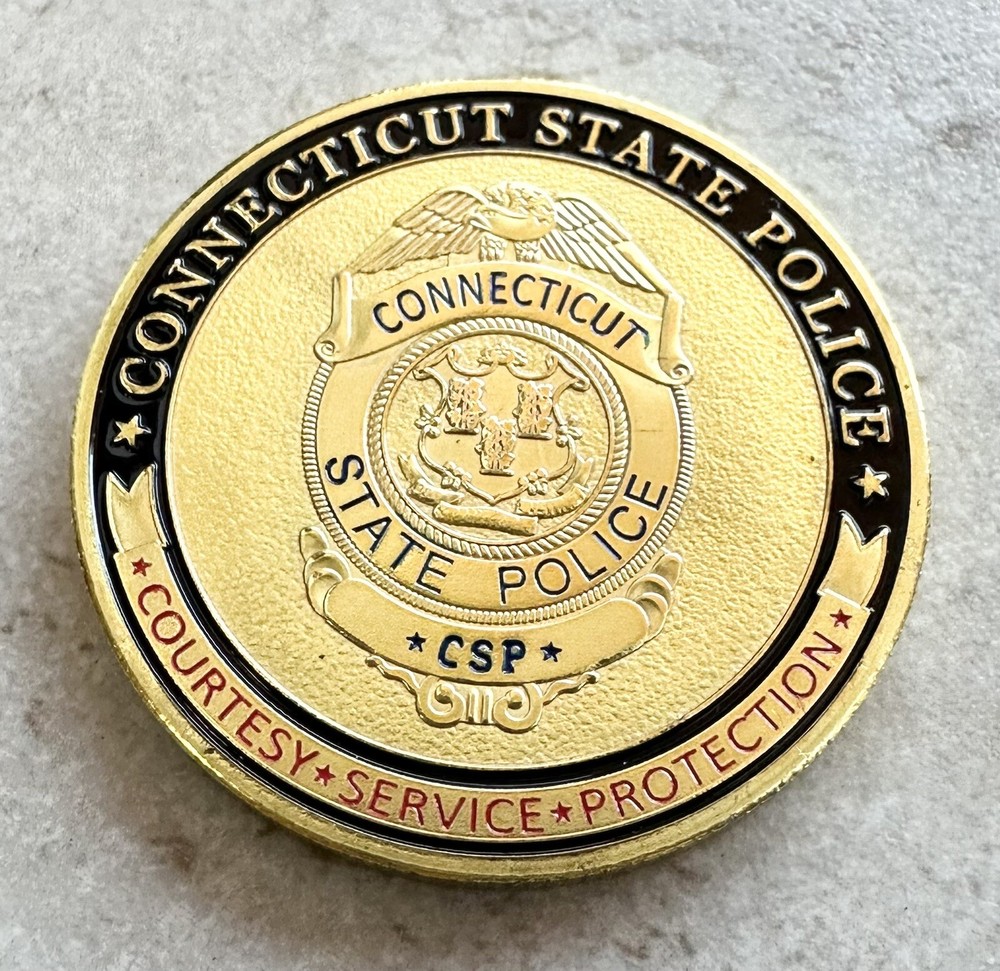 CONNECTICUT STATE POLICE Challenge Coin