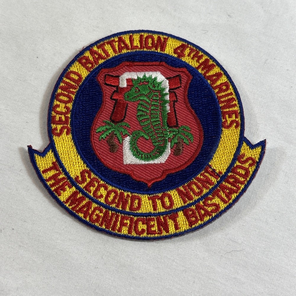 USMC 4th Marines 2nd Battalion Patch