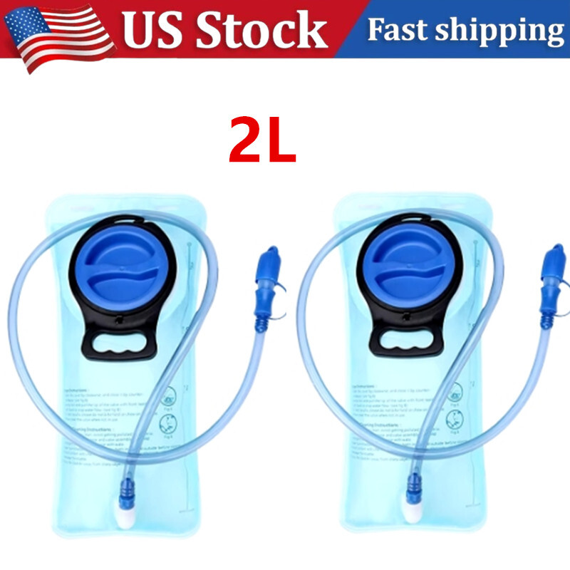 2L Hydration Bladder Water Storage Drinking Bag Reservoir Hydration Pack Pouch