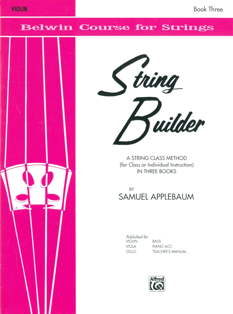 Belwin Applebaum String Builder Violin Book 3 Third Position Double Stop