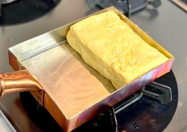 Nakamura Copper Tamagoyaki Pan 13x18cm Handmade Japan Rectangular Egg Pan