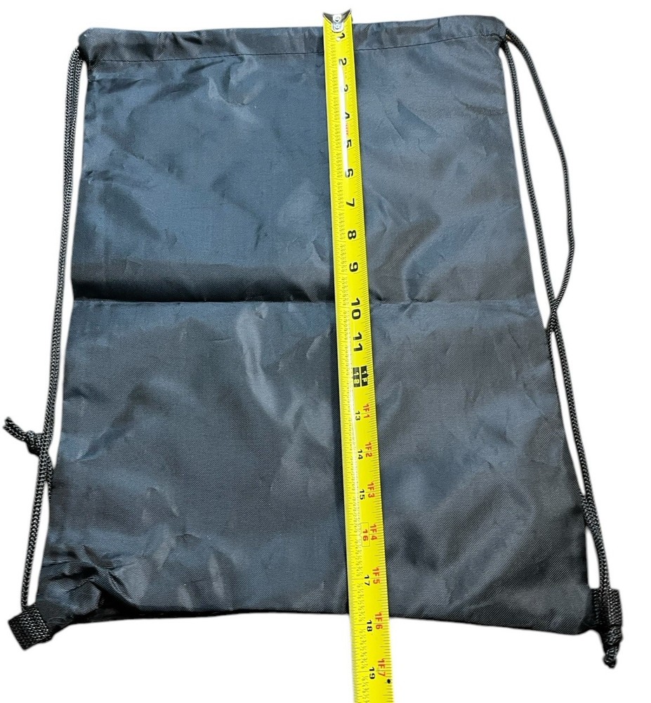 LOOTCRATE Ghostbusters Proton Pack Drawstring Bag Lightweight BLACK