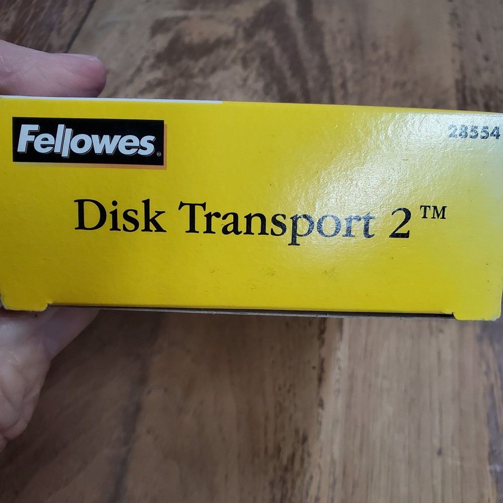 Fellowes Disk Transport 2 Partial Pack (2) Floppy Disk Holders New from 1998