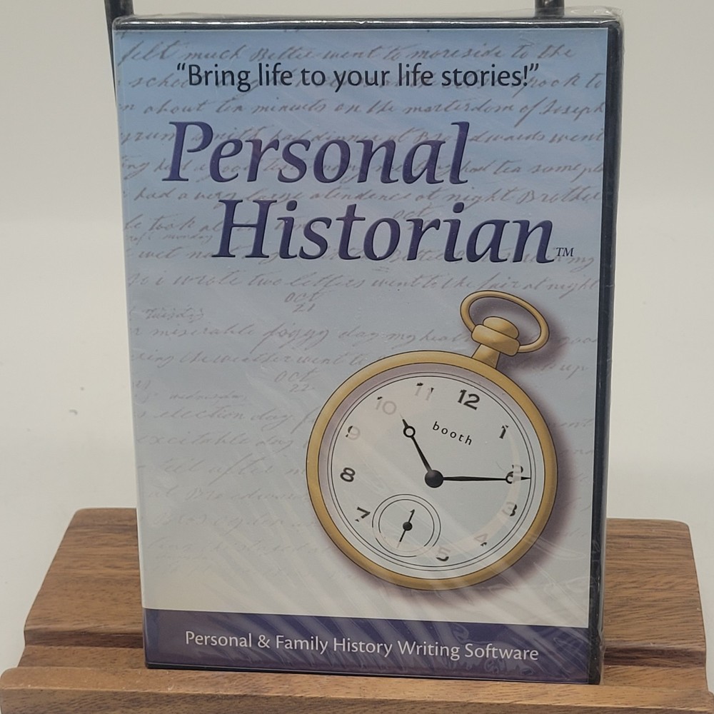 New Sealed Personal Historian CD-ROM Personal History Writing Software