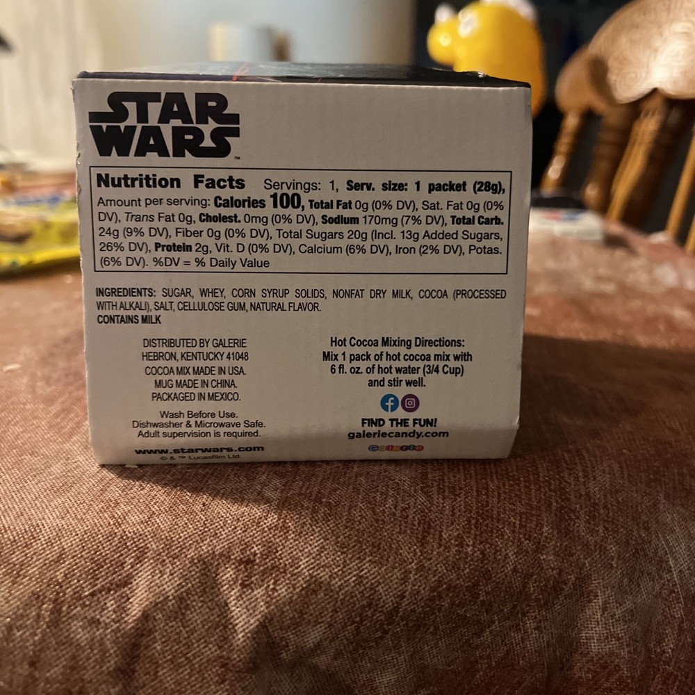stars wars hot chocolate coca mix