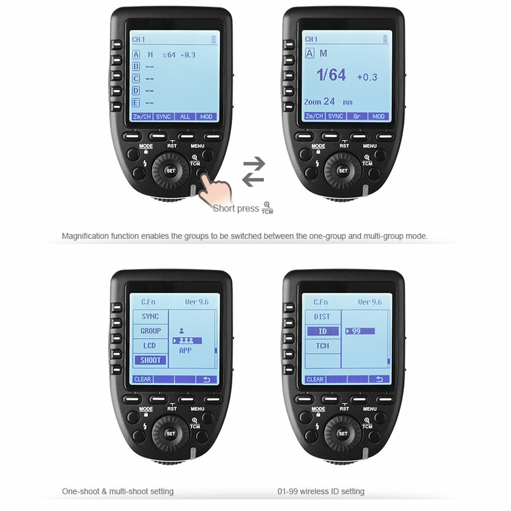 Godox XPro-O 2.4G TTL Flash Transmitter Trigger For Olympus Panasonic Camera