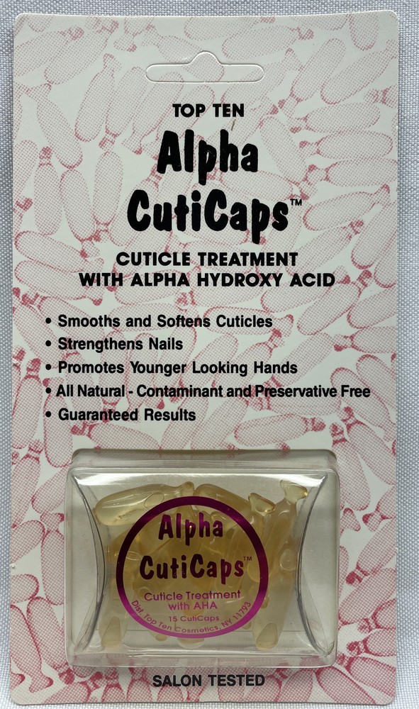 Alpha Cuticaps Cuticle Treatment With Alpha Hydroxy Nails Top Ten Cosmetics