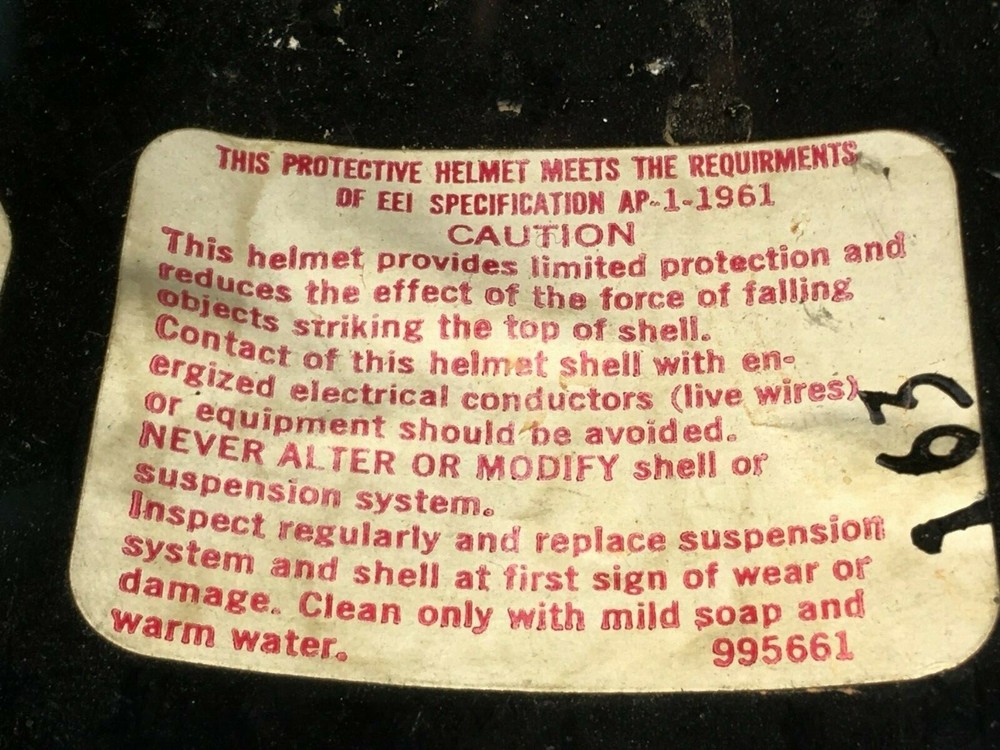 1960s Firemans Helmet