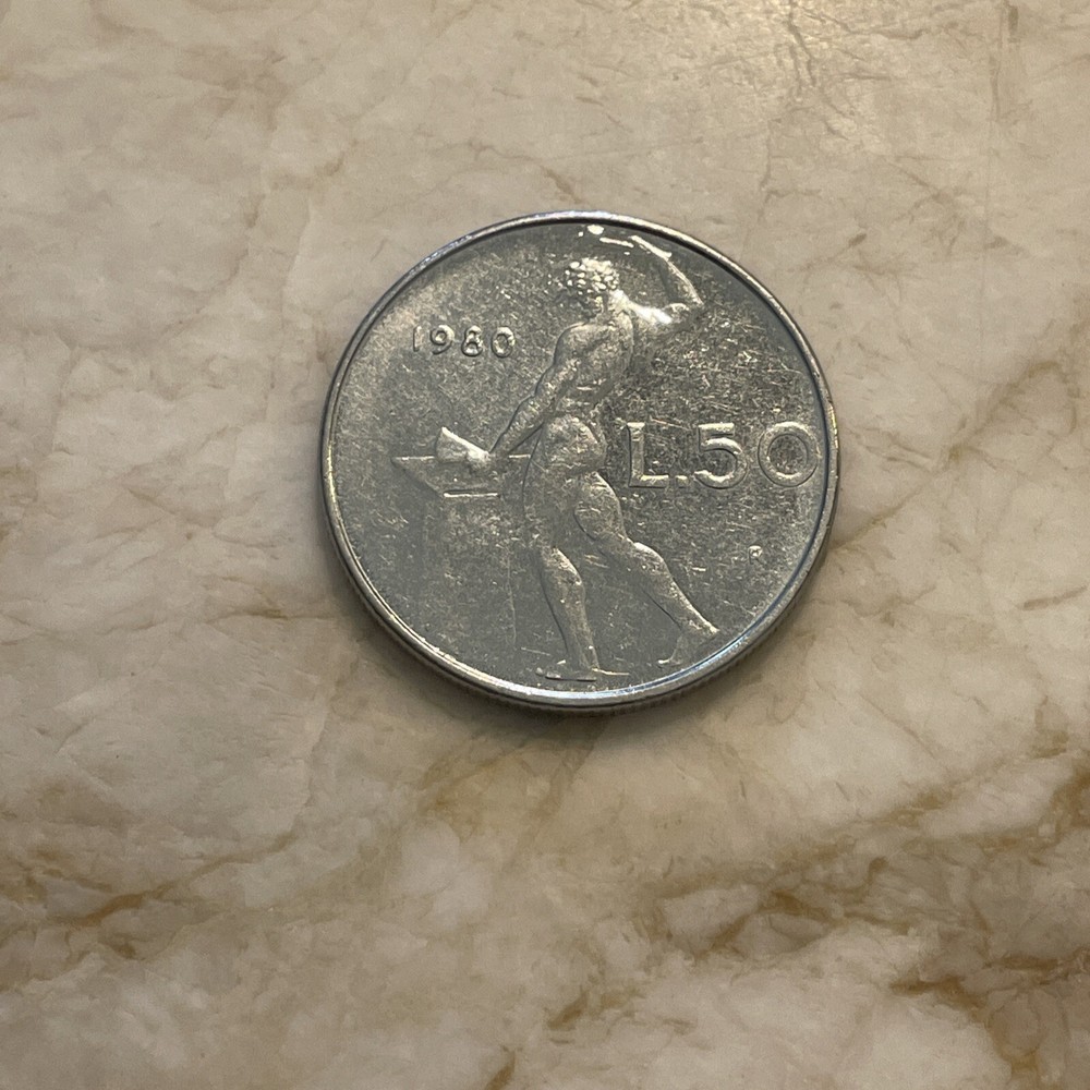 50 Lira 1980 Italy  (tk351)