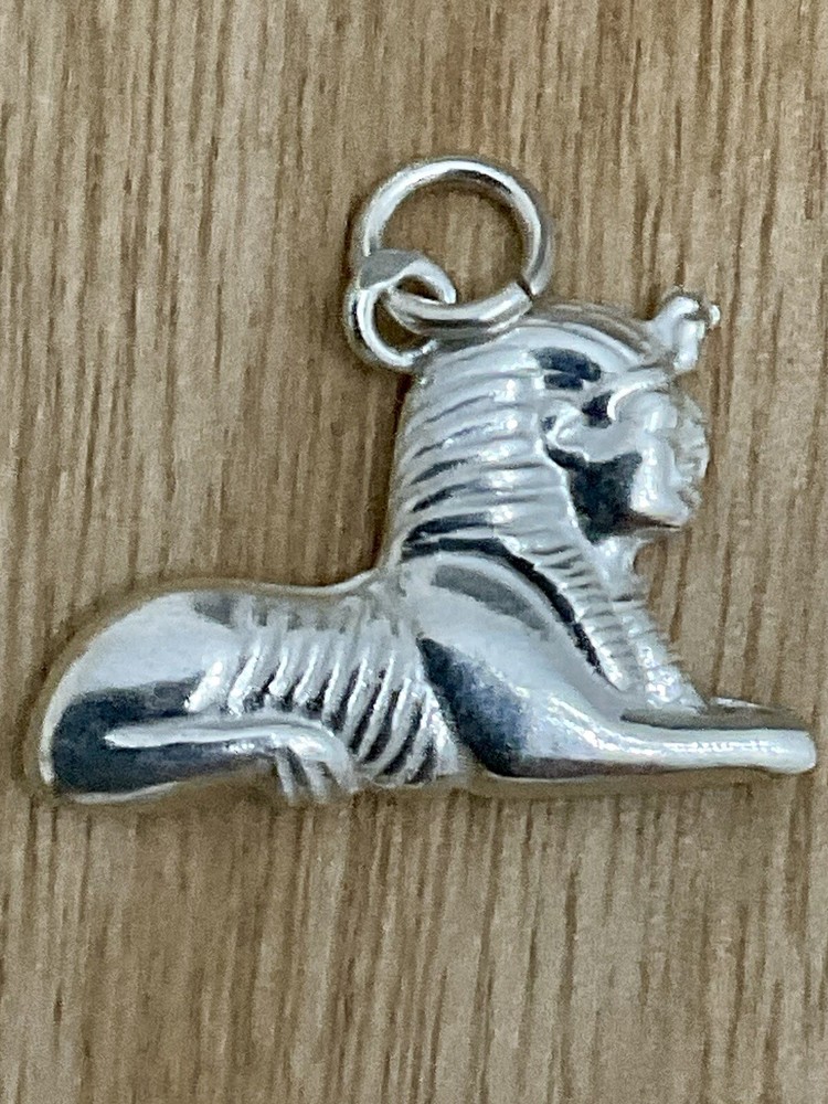 sphinx Pendant EGYPTIAN HANDMADE 800 STERLING SILVER