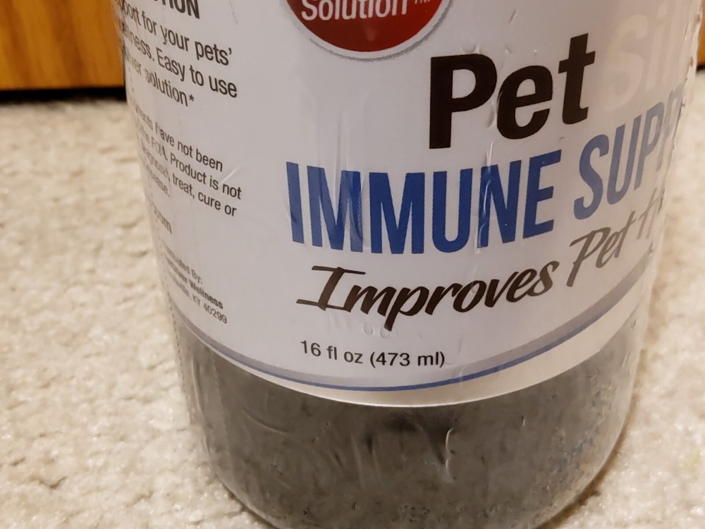 PetSilver Immune Support - Patented Chelated Silver Solution - 16 Fl Oz Sealed