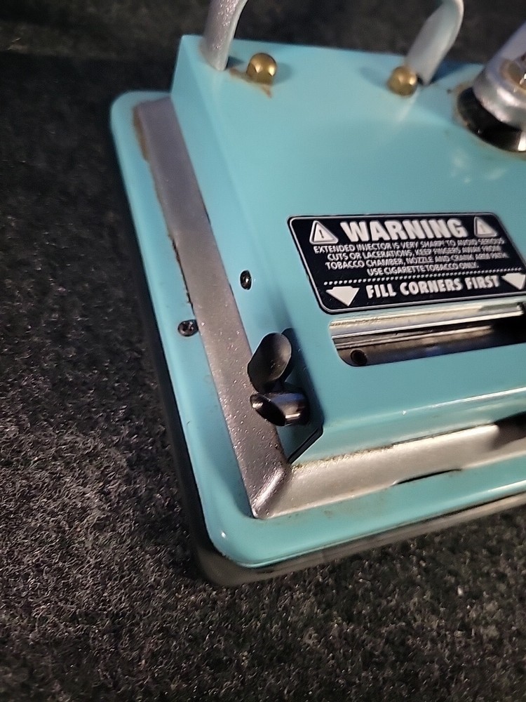 Top-0-Matic Cigarette Machine Teal