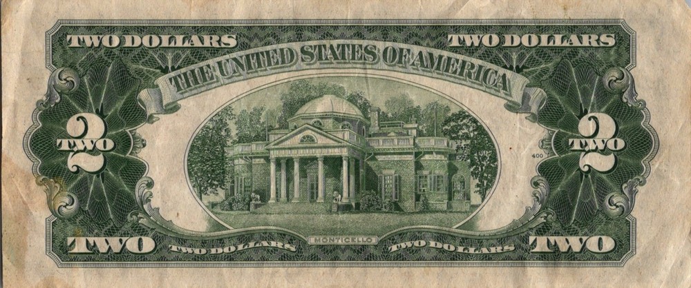 $2 Red Seal United States Note Circulated