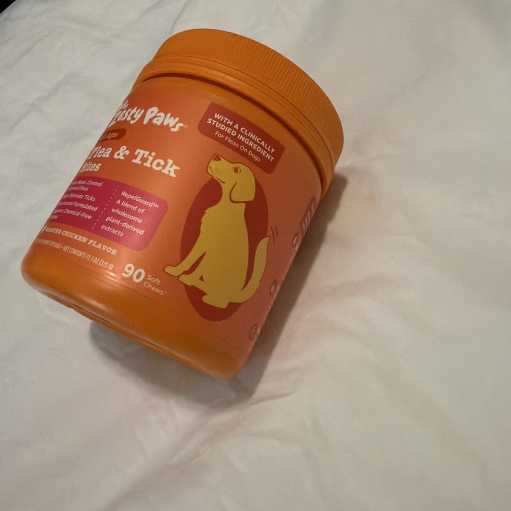 Zesty Paws Flea & Tick Bites 90ct EX01/28