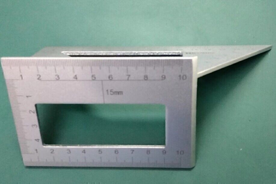 45 90 Degree Ruler Woodworking Tool Aluminum Alloy Square Multi-Function Ruler