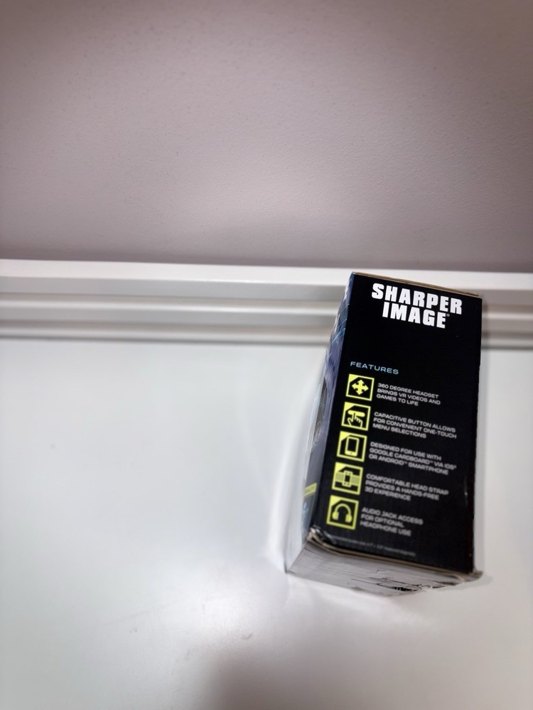 Sharper Image Smartphone 360 Degree Virtual Reality Headset - White