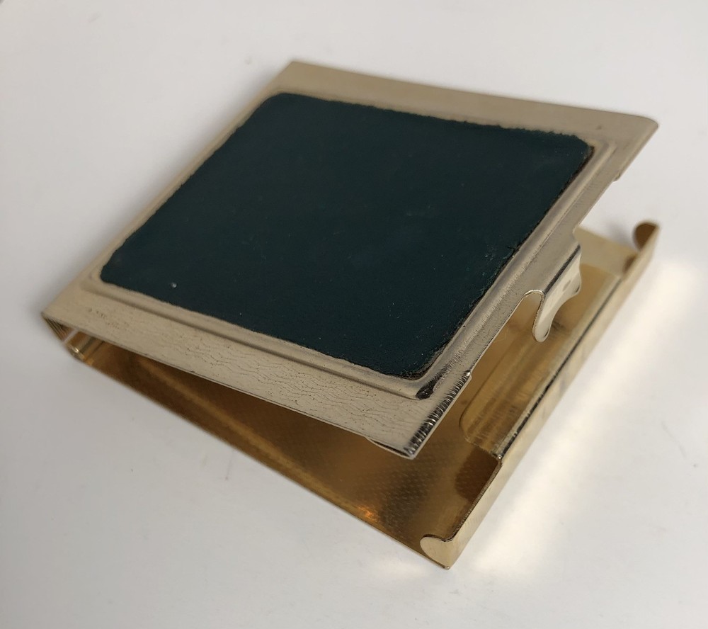 Vintage Metal matchbox Matchbook holder case