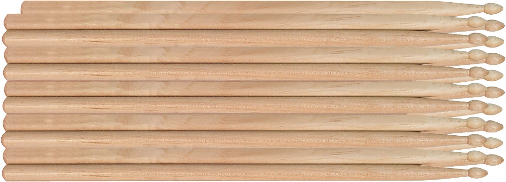Musician's Gear Hickory Drum Sticks 10-Pack