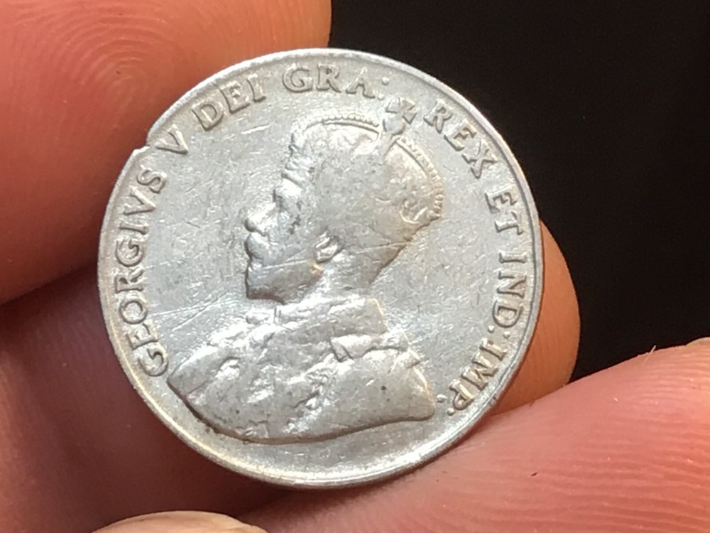 1922 Canadian Five Cent, Penny, Canada Nickel