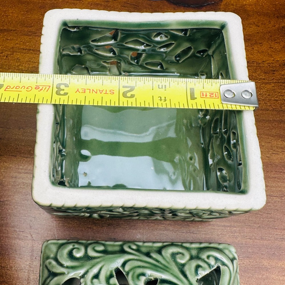 Handmade Celadon Porcelain Incense Burner
