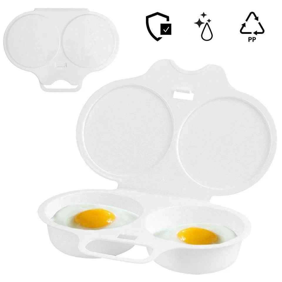 Microwave Egg Poacher,Poached Egg Cooker,Egg Maker Poached Egg Steamer Kitchen*