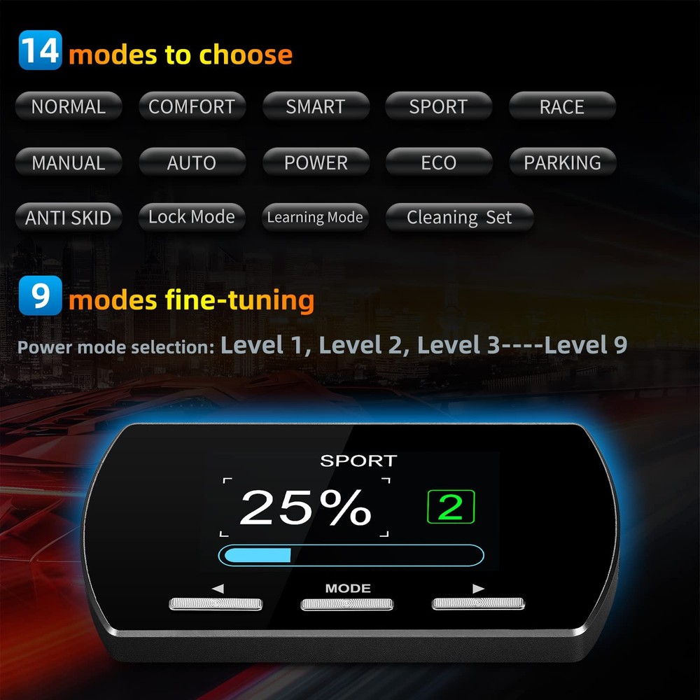 Throttle Response Controller 9 Drive Modes Throttle Controller Electronic Ped...