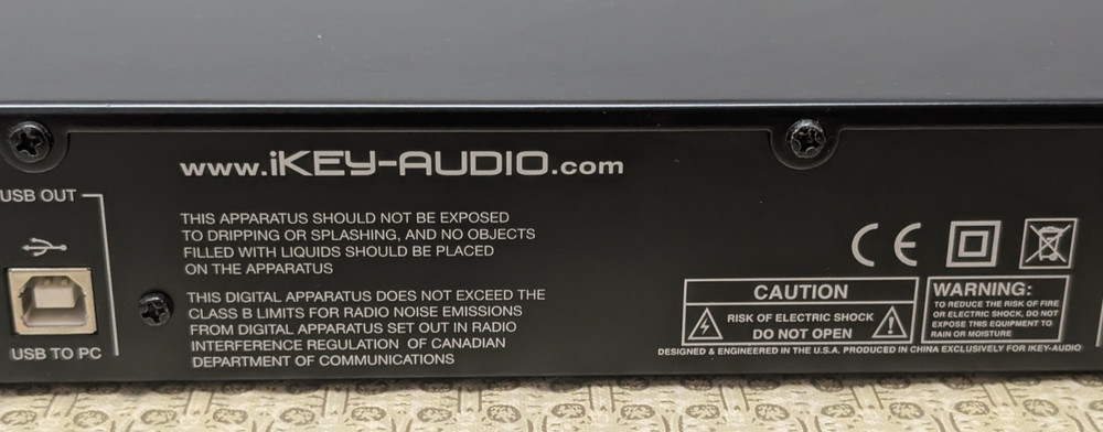 iKEY-AUDIO RM3 Rackmount Professional Digital Recorder - Working