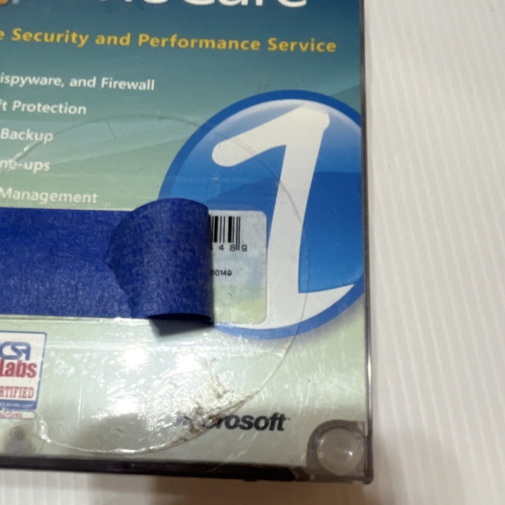 Microsoft Windows Live OneCare Antivirus Firewall CD for Windows 3 Devices