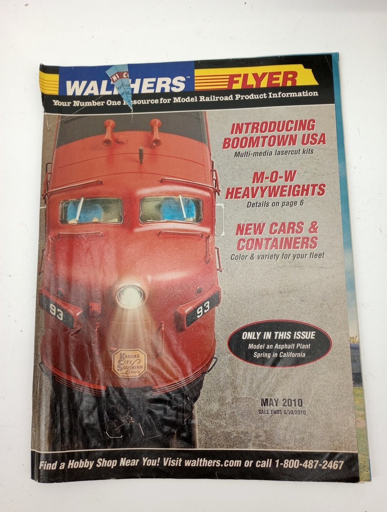 4 - 2010 & 1- 2011 Walthers Flyer Railroading Catalogs Magazines