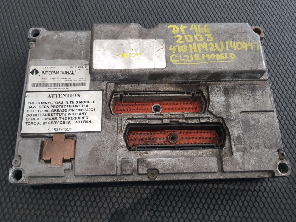 OEM CORE 2003 International DT466E Engine Control Module, ECM, ECU, 1833341C1