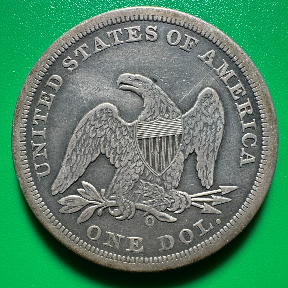 1859-O Liberty Seated Silver Dollar 7228