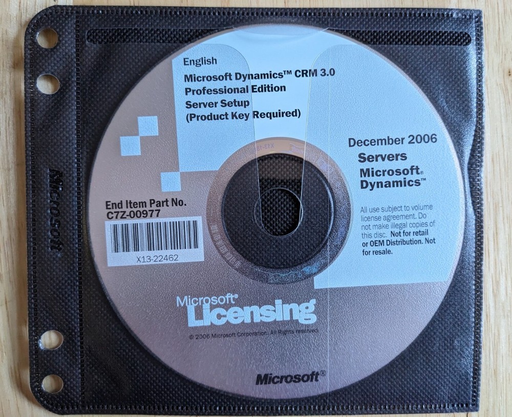 Microsoft Dynamics Crm 3.0 Professional Edition Outlook Client Server Setup