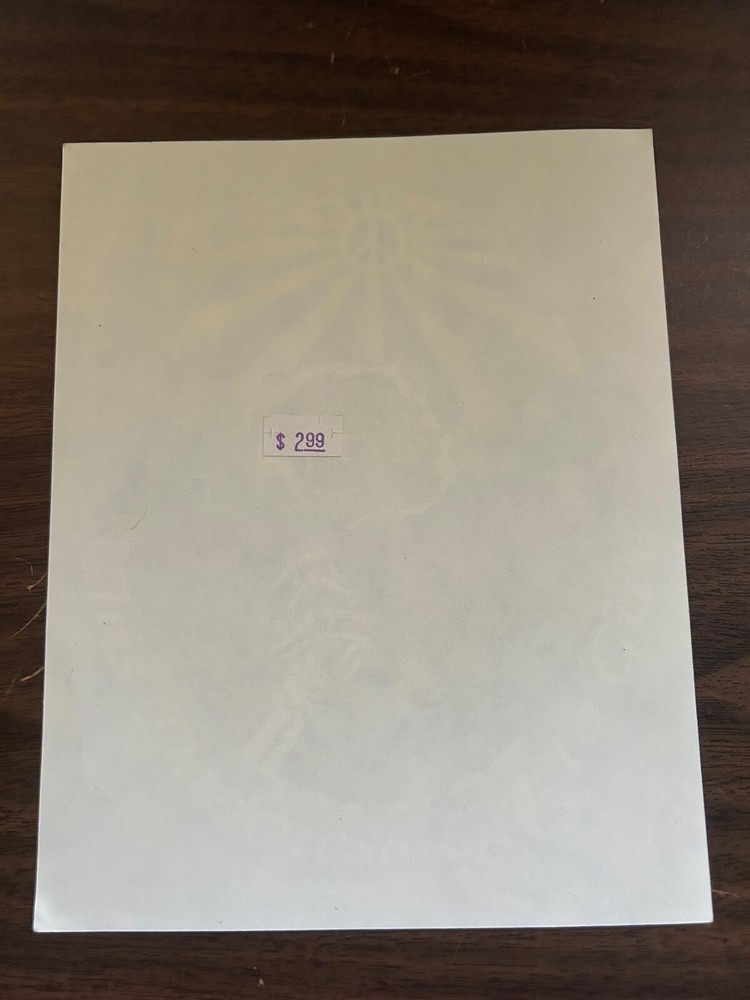 Vintage Grateful Dead window decal UNUSED 1991 Jasper Designs VISUALIZE PEACE