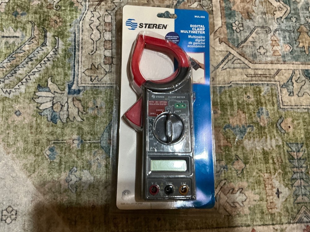Steren Digital Multimeter with Clamp - MUL-095