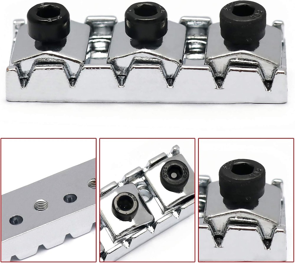 Bogart Guitar String Locking Nut for Floyd Rose Style Adjustable Height...