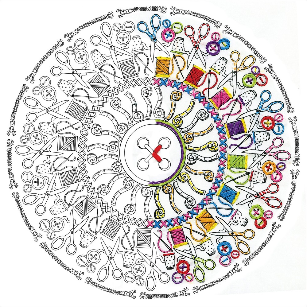 Crafts 4049 Pre-Stamped Kit, Various