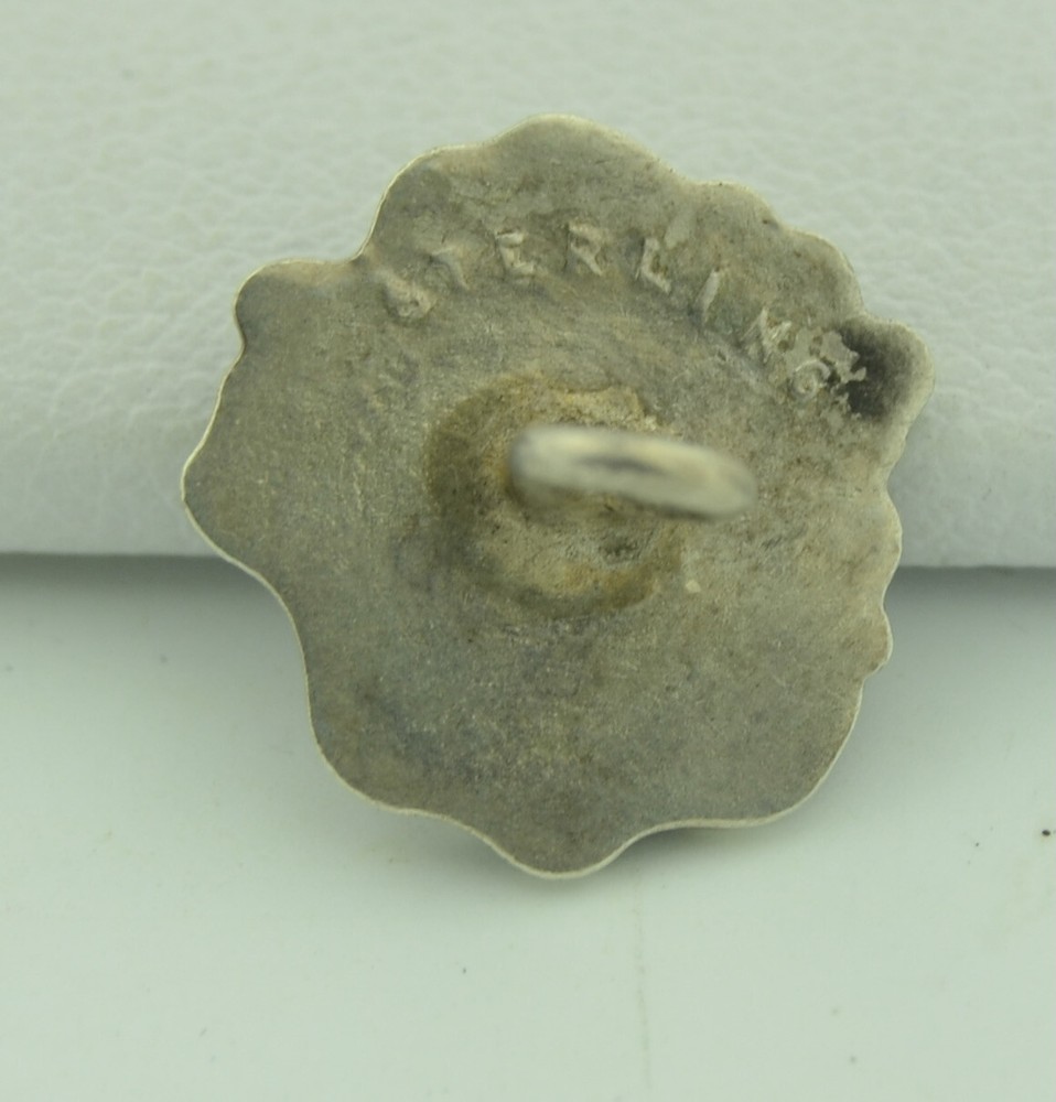 Art Nouveau Sterling Silver Maiden Button Set