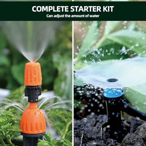 Drip Irrigation System with Water Timer Quick-Connect Automatic Irrigation Kit