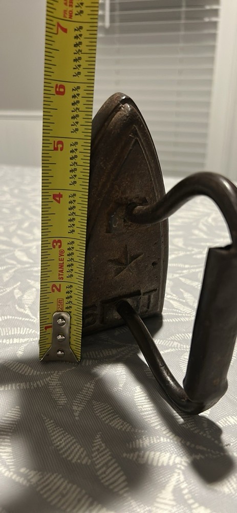 antique cast iron flat iron