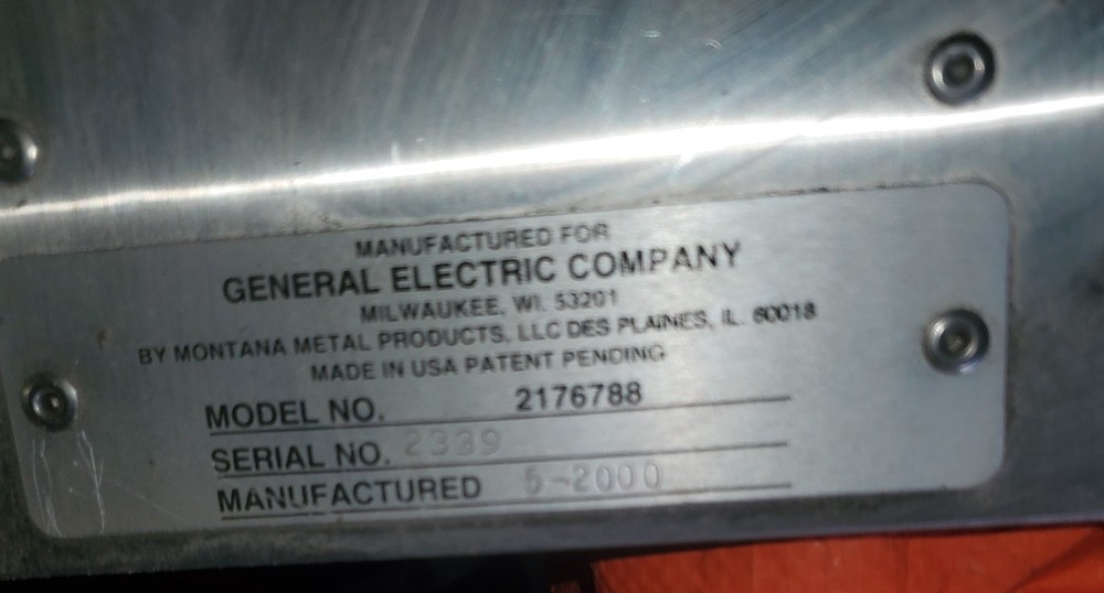GE 2176788 Cassette Sensing Tray