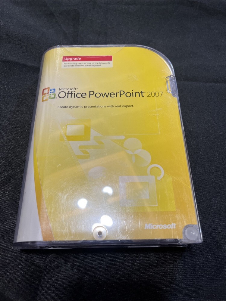 Microsoft Office PowerPoint 2007 For Windows CD/DVD Media  License (1 Use Left)
