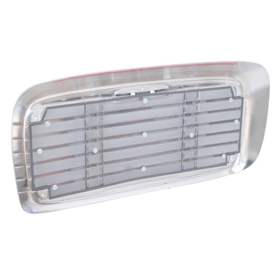 Freightliner Columbia 2000-2008 Replacement Grille with Bugscreen Grill, Chrome