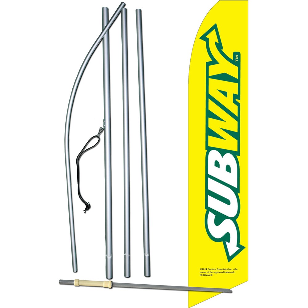 Subway Complete Swooper Flag Bundle