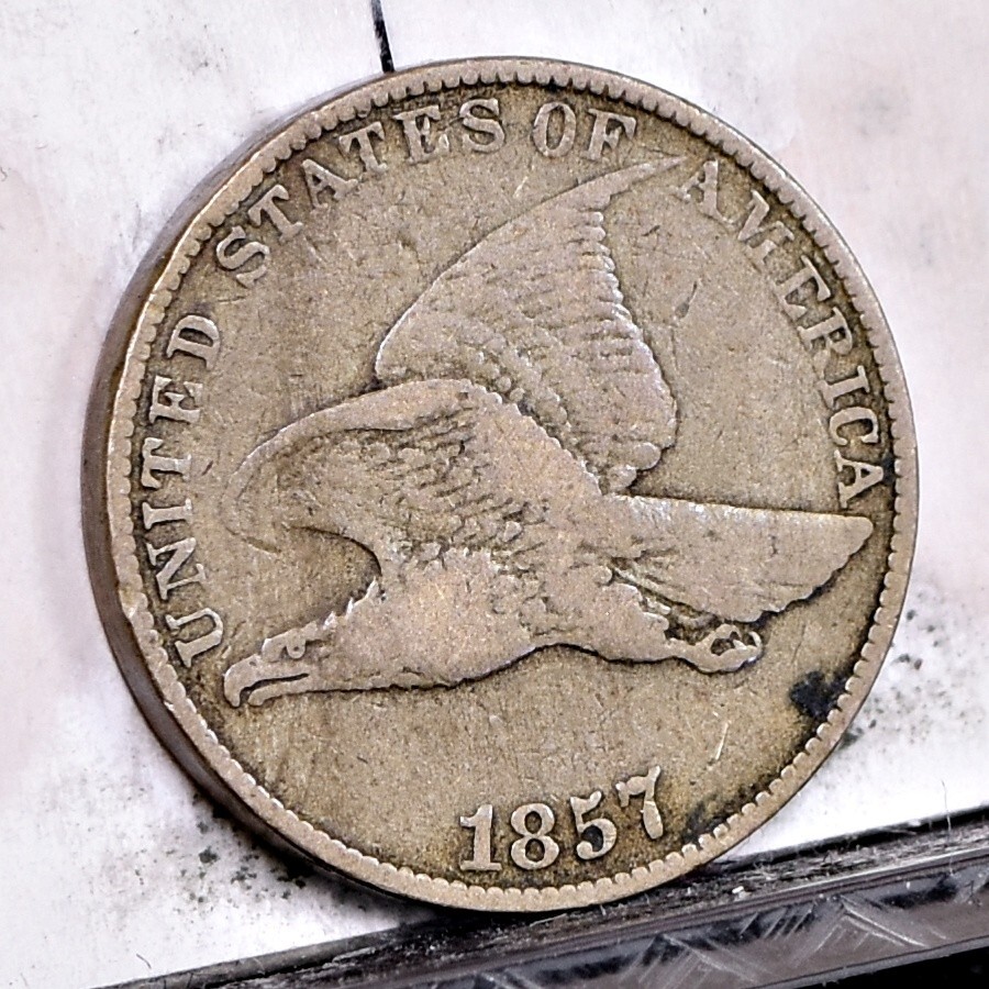 1857 Flying Eagle Cent -Fine (#59023-L)