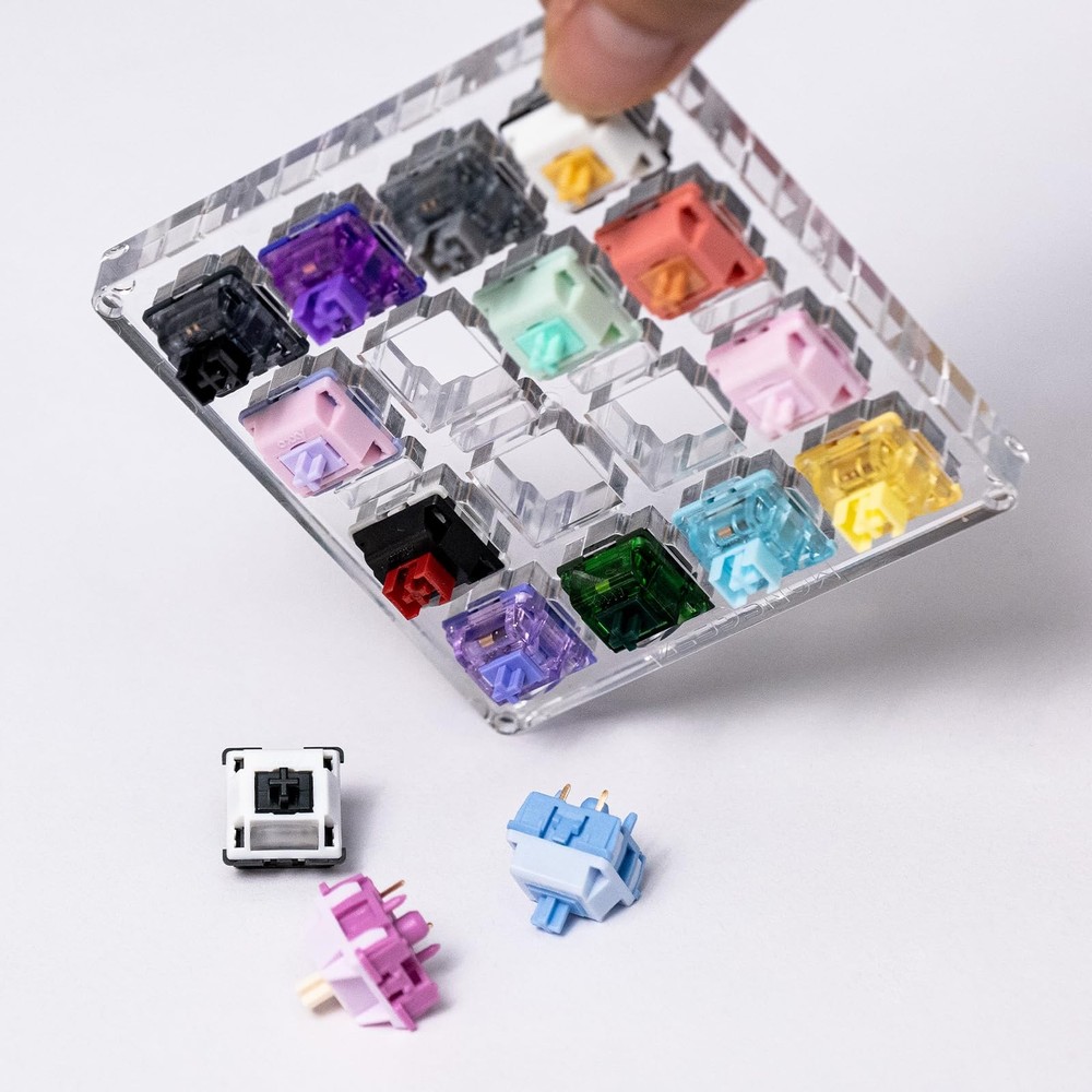 16-Key Switch Tester for Akko Mechanical Keyboards Acrylic Testing Tool