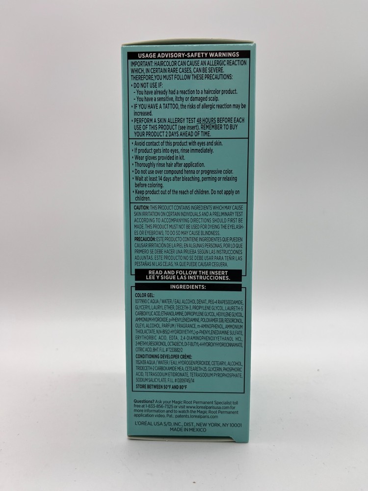 4x L'OREAL MAGIC ROOT PERMANENT #3 SOFT BLACK 10 MINUTE KIT SEALED MR 704